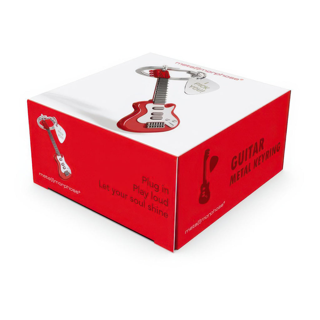Keychain Electric Guitar packaging.
