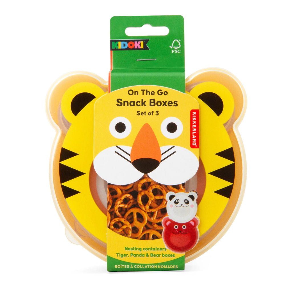 Kidoki On The Go Snack Boxes packaging.