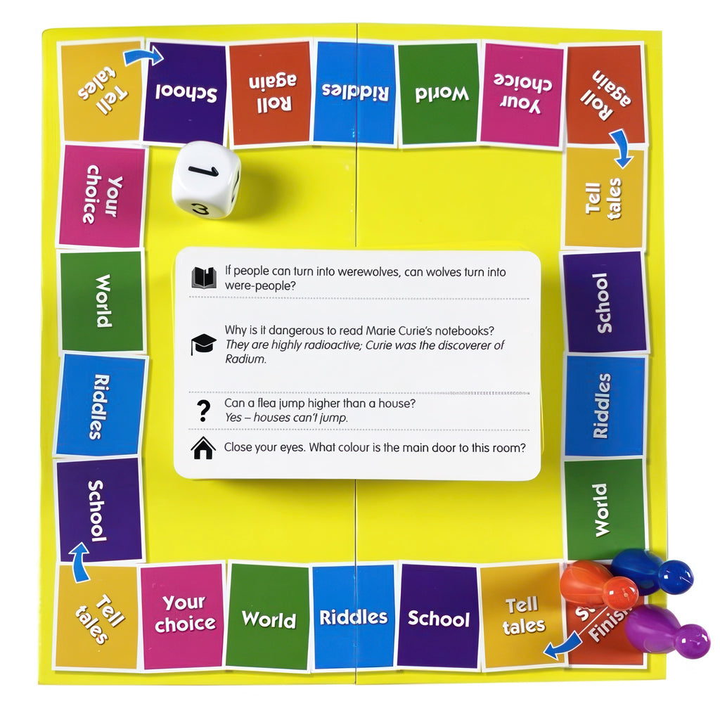 Kids Trivia Game board.