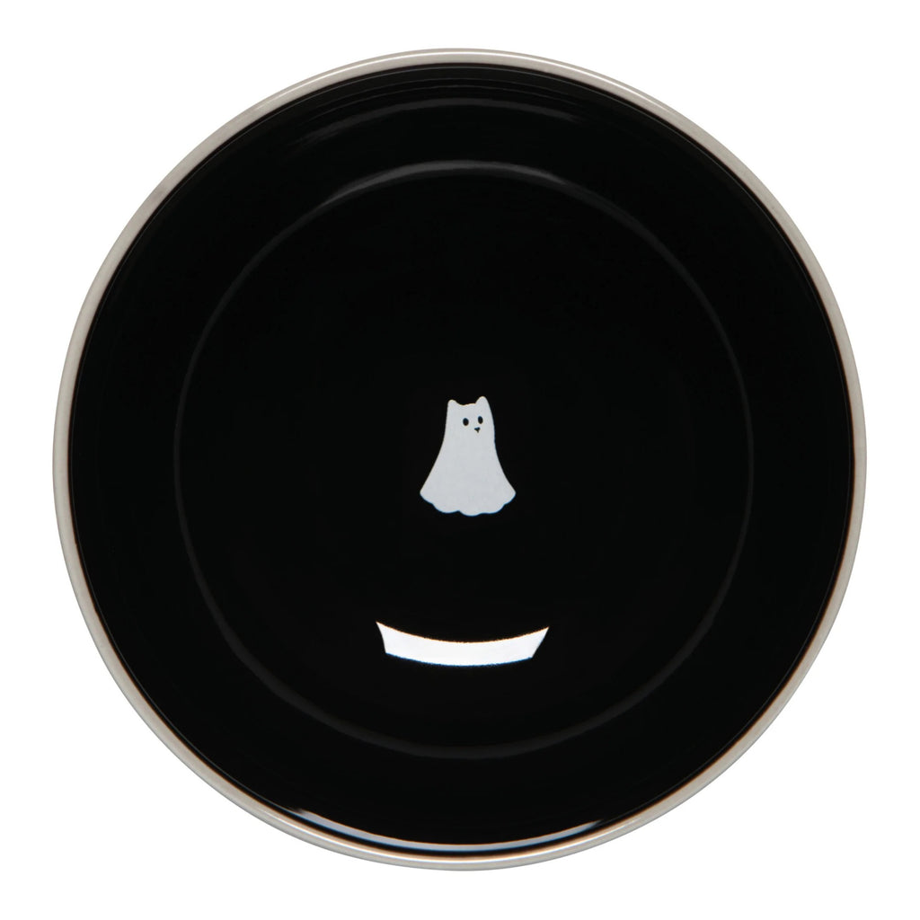 Kindred Spirits Halloween Bowl with black inside.
