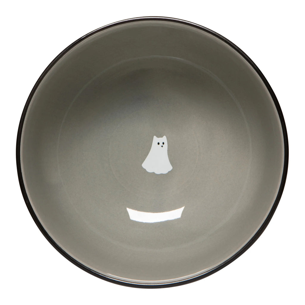 Kindred Spirits Halloween Bowls with grey inside.