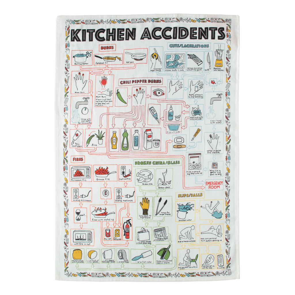 Kitchen Accidents Towel.