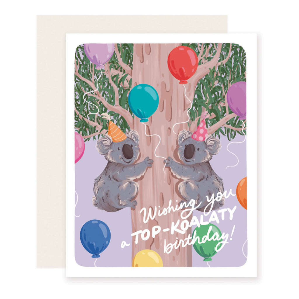 Koalaty Birthday Card.