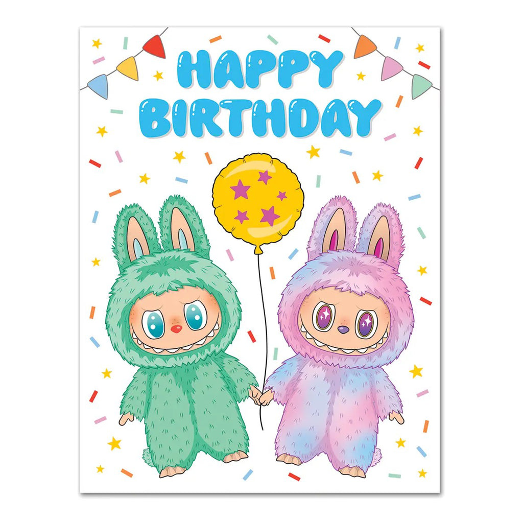 Labubu Big Energy Birthday Card.