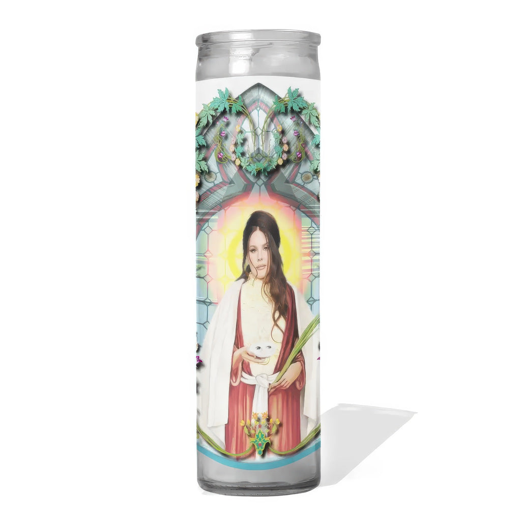 Lana Del Rey Celebrity Prayer Candle .