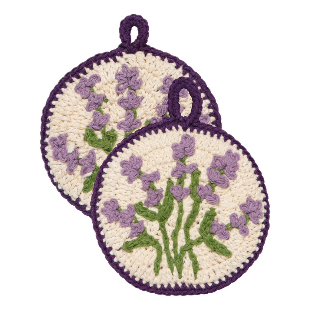 Lavender Crochet Sponges Set of 2.