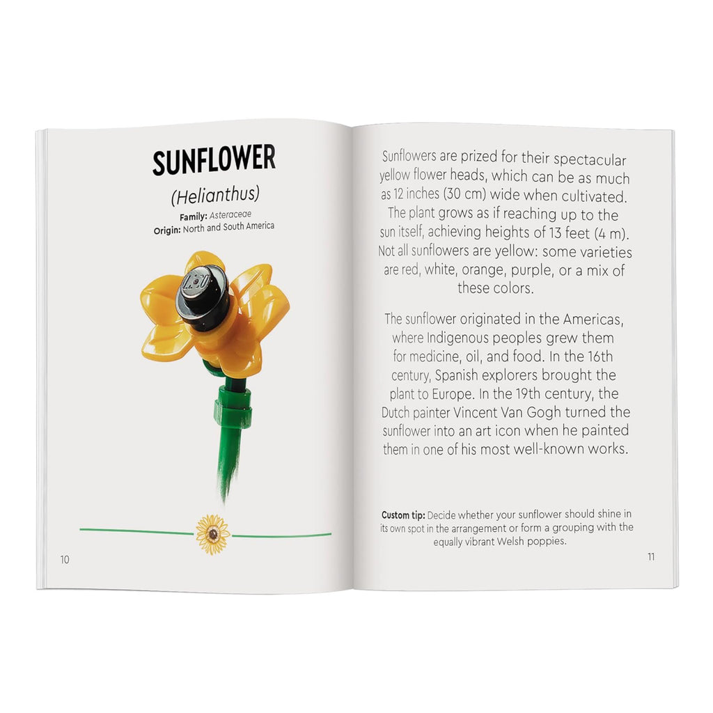 LEGO Botanicals Tiny Wildflower Bouquet - sample spread 2.