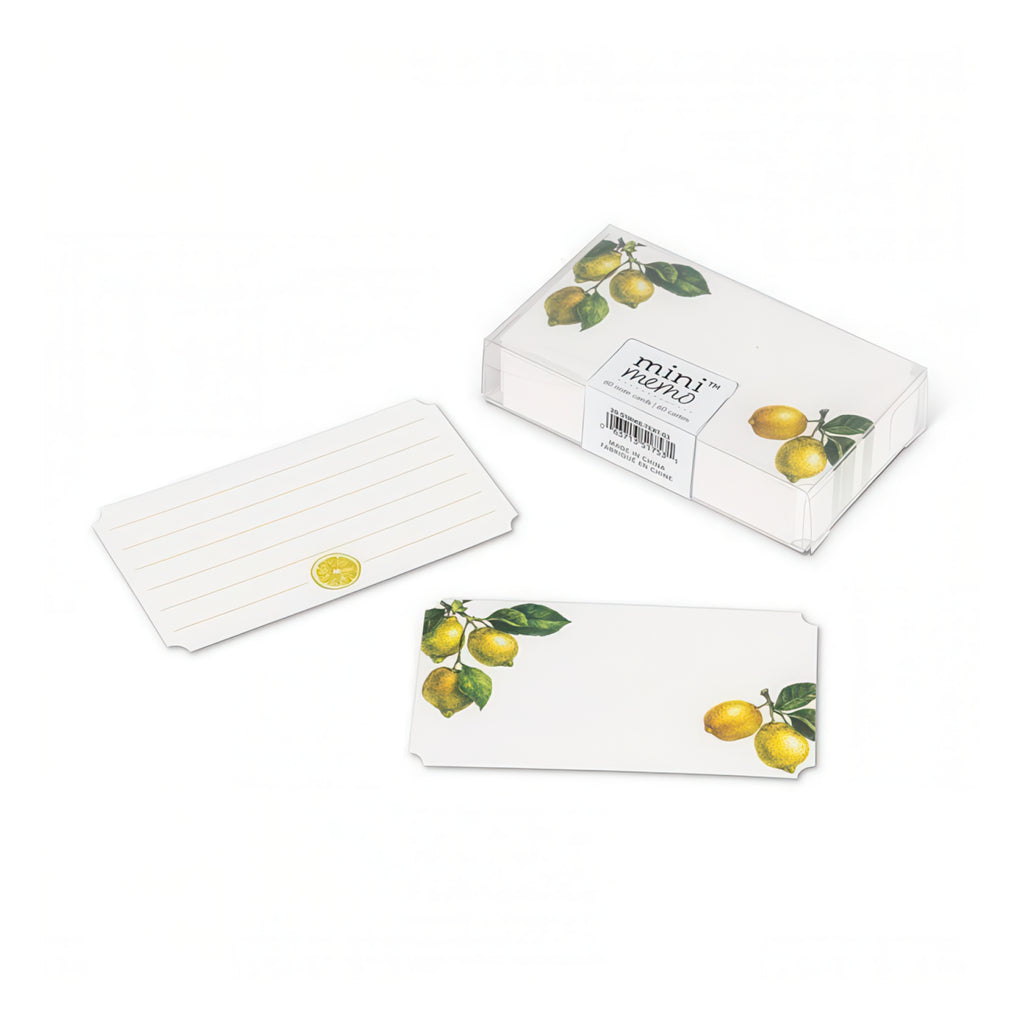 Lemon Mini Note Cards.