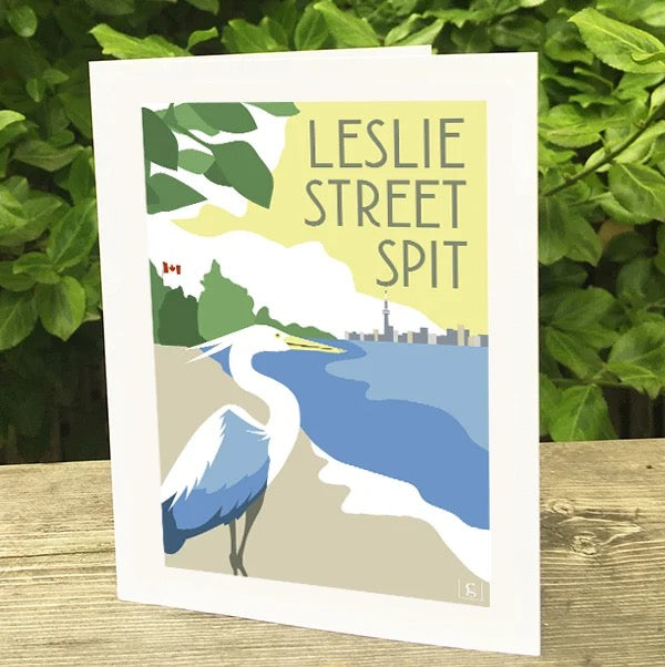 Leslie Street Spit Toronto Greeting Card.
