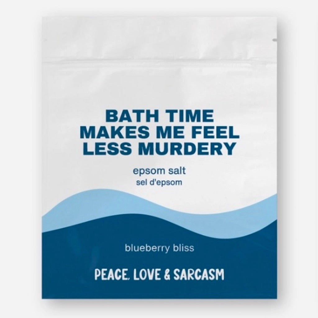 Less Murdery Epsom Salt Bath Soak .