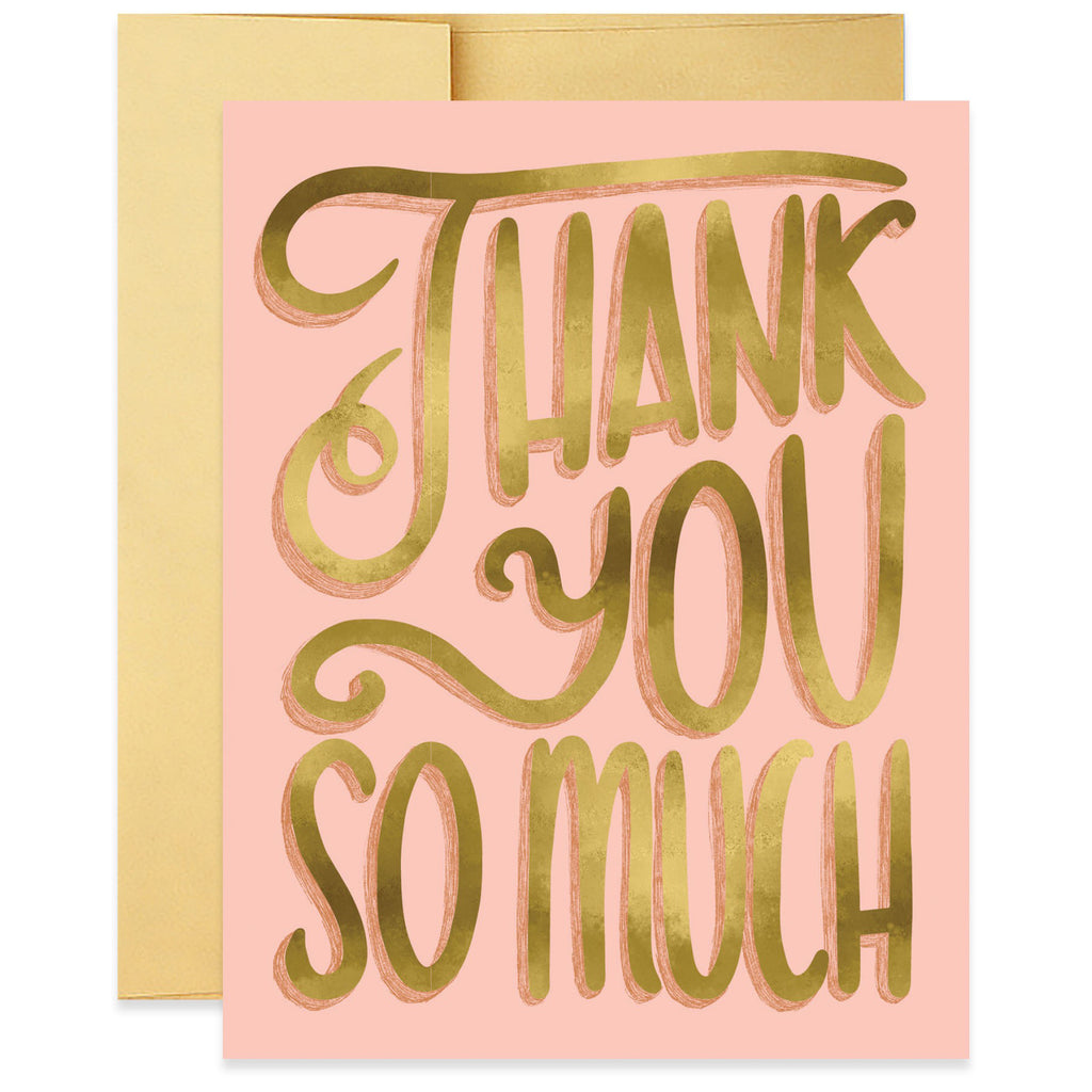 Lettering Thank You Card.