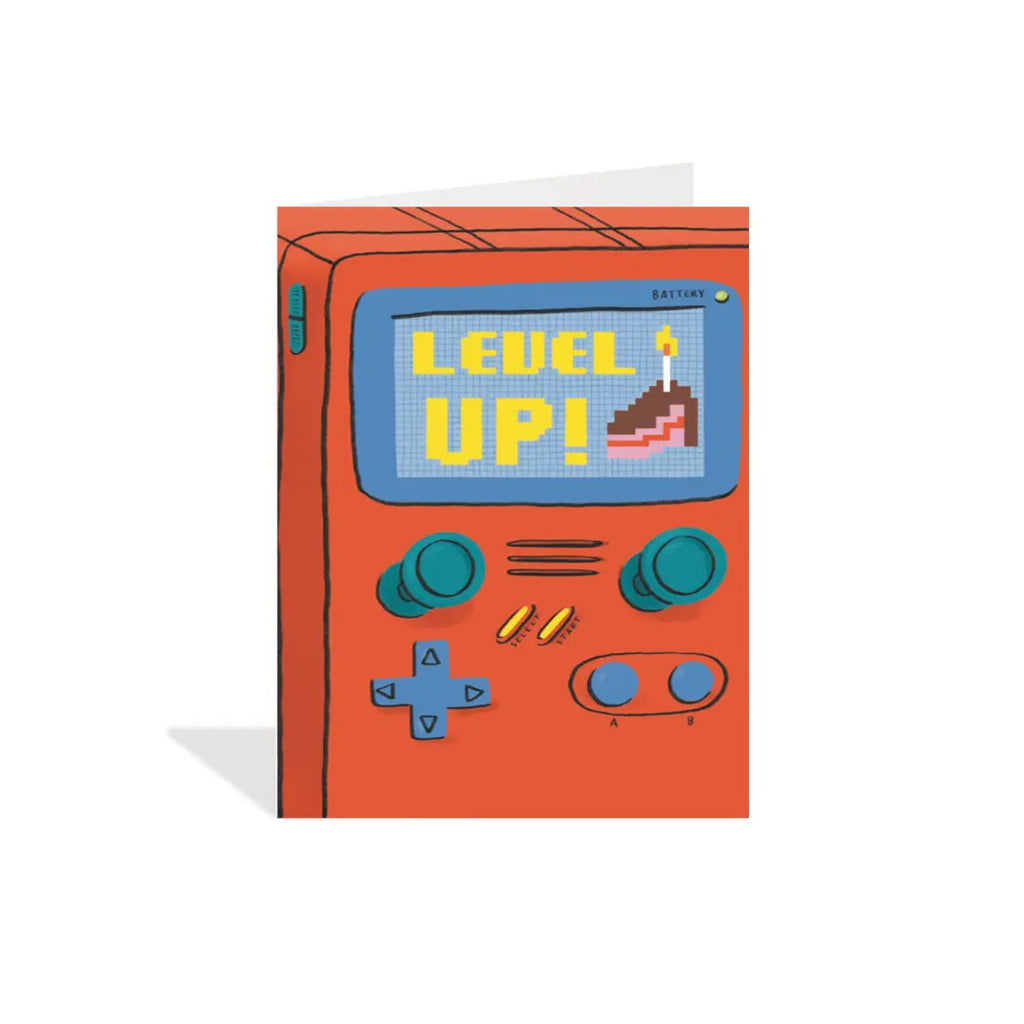 Level Up Birthday Enclosure Card.