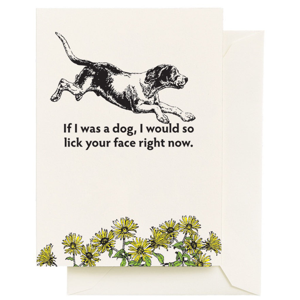 Lick Your Face Card.