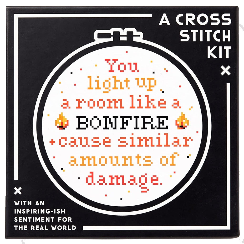 Like a Bonfire Cross Stitch Kit.