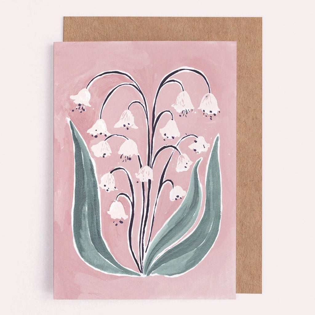Lily Of The Valley Mini Card.