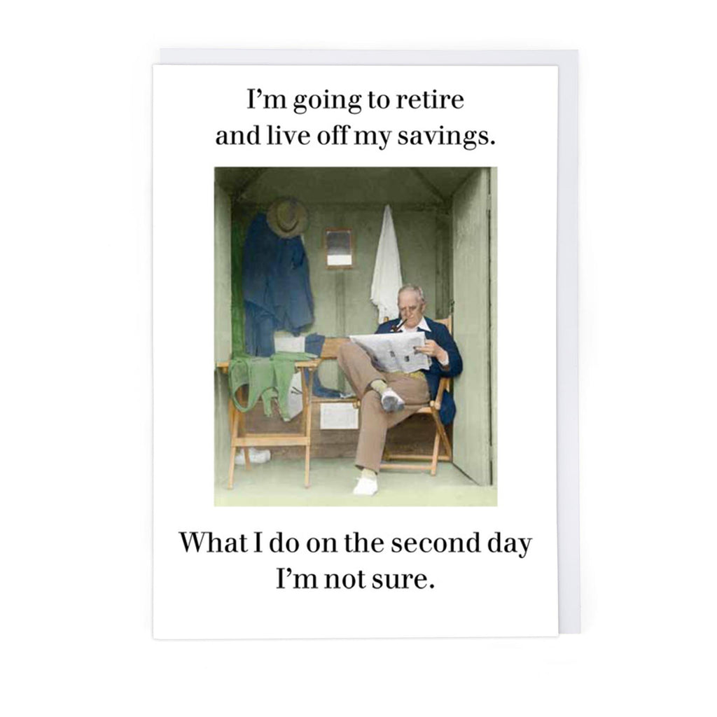 Live Off My Savings Card.