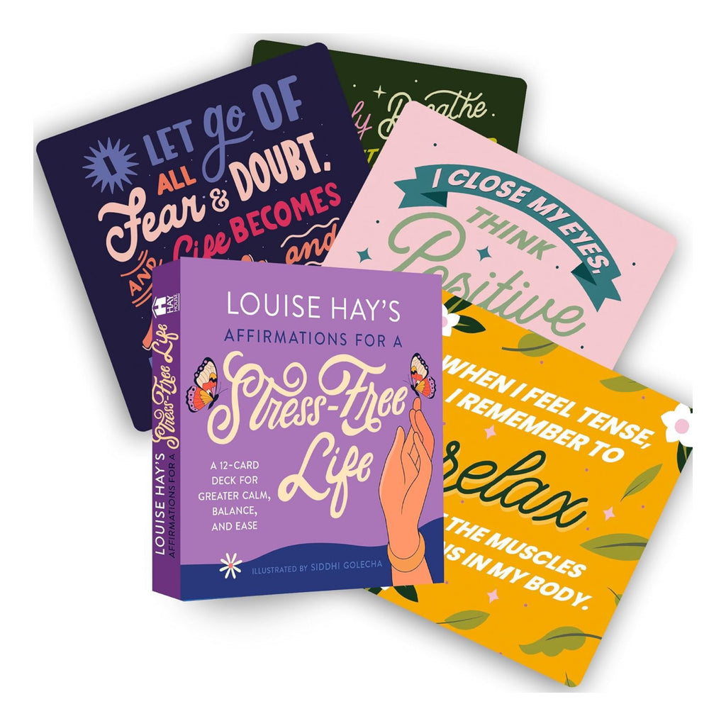 Louise Hay's Affirmations For A Stress-Free Life.