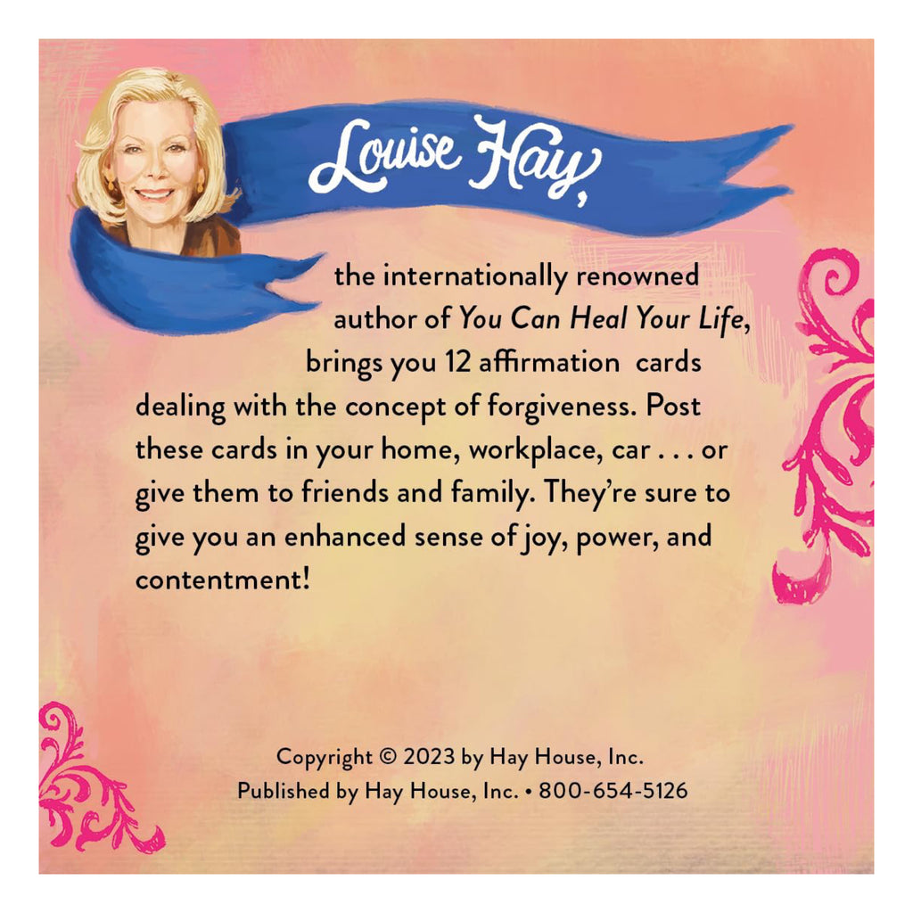 Louise Hay's Affirmations For Forgiveness - sample card 2.