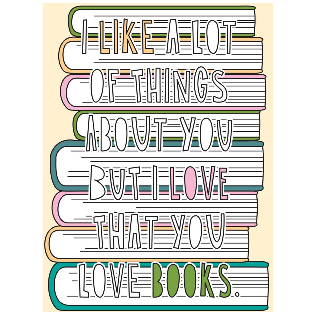 Love That You Love Books Card.