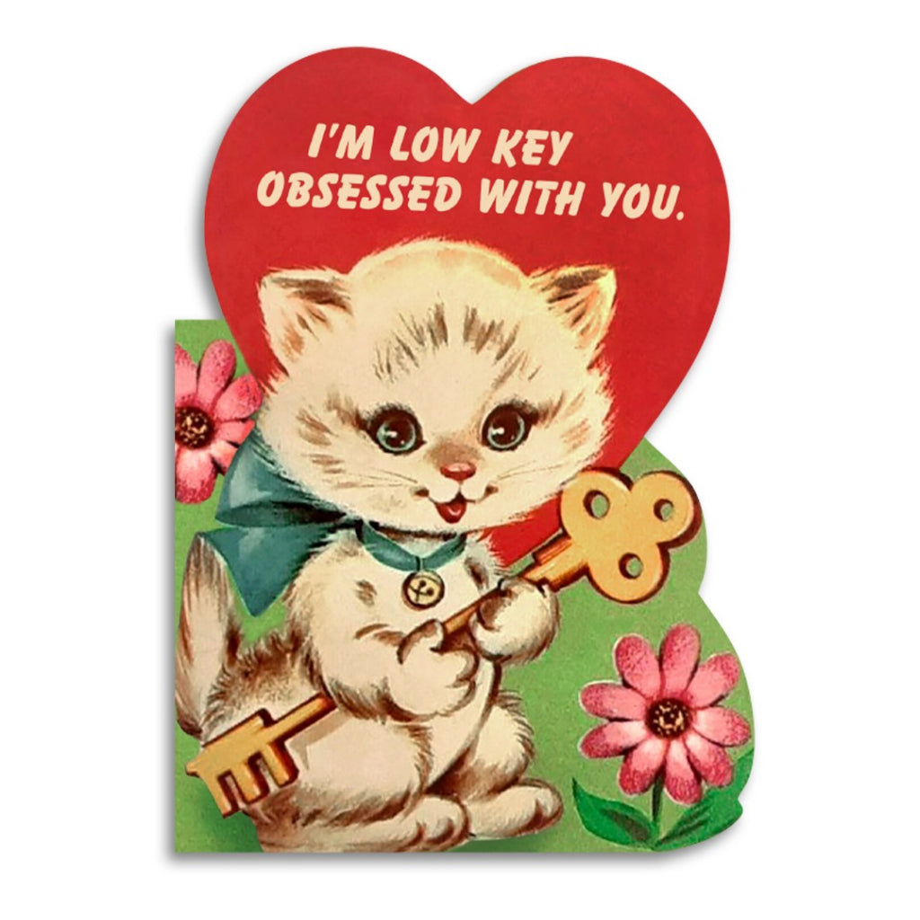 Low Key Obsessed Love Card.