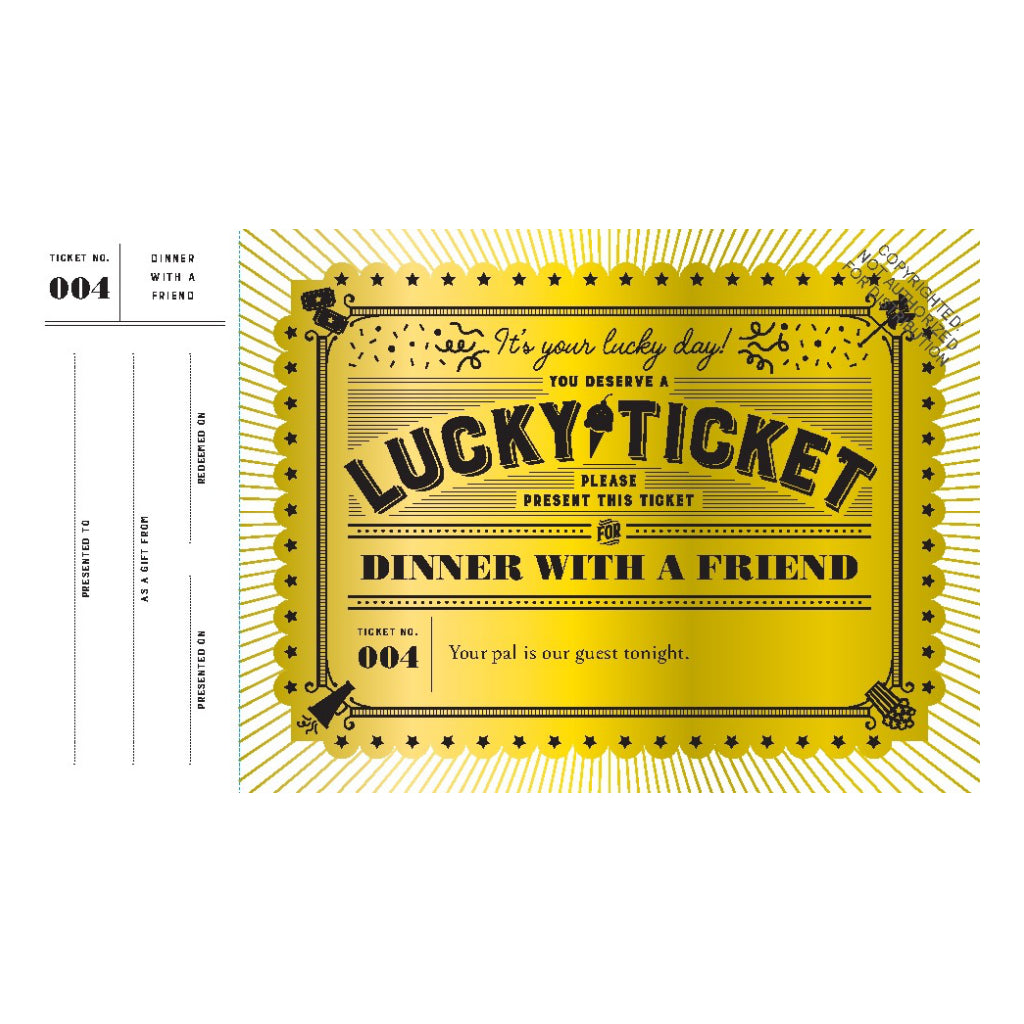 Lucky Tickets For Kids - sample ticket 3.