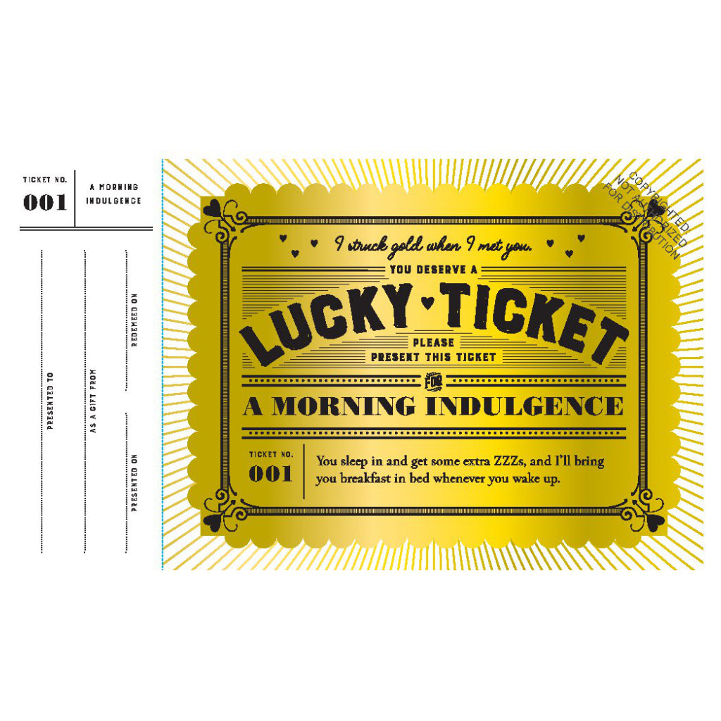 Lucky Tickets for Romance sample 1.