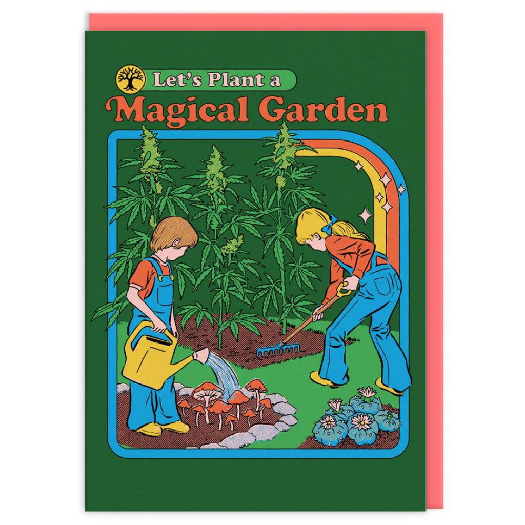 Magical Garden Greeting Card.