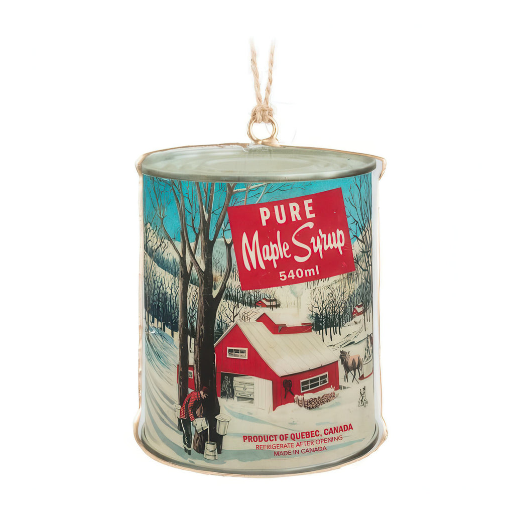 Maple Sugar Shack Metal Ornament - english.
