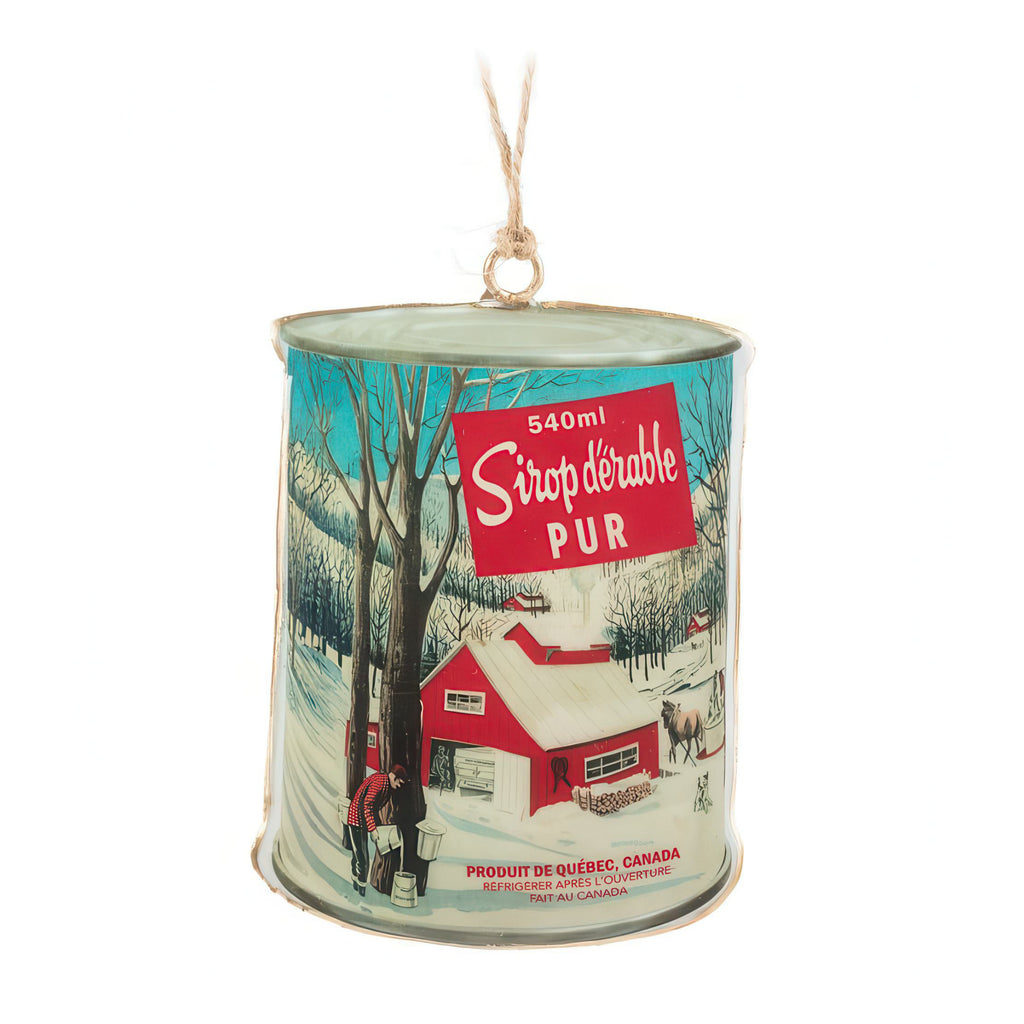 Maple Sugar Shack Metal Ornament - french.