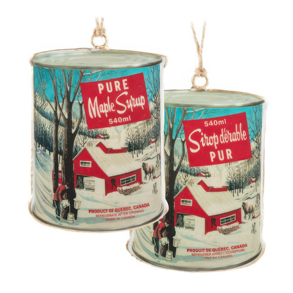Maple Sugar Shack Metal Ornament.