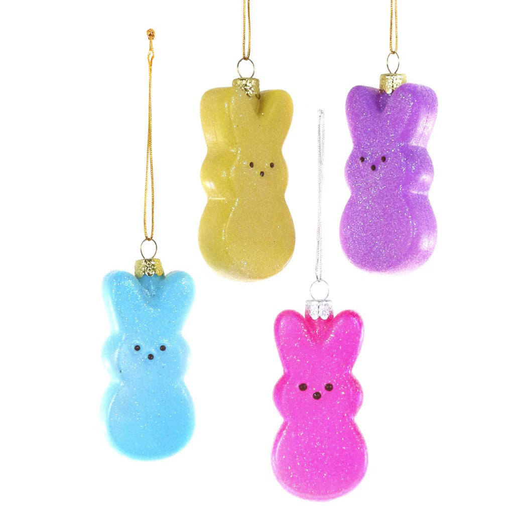 Marshmallow Rabbit Ornament.