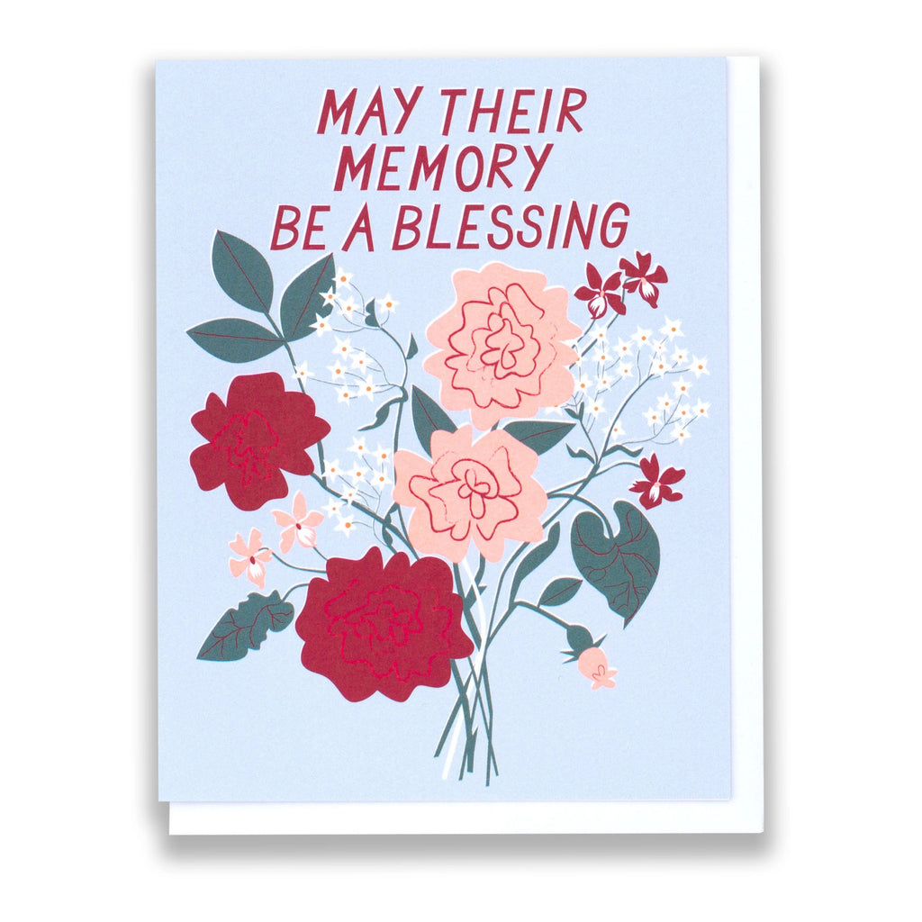 May Their Memory be a Blessing Sympathy Card.