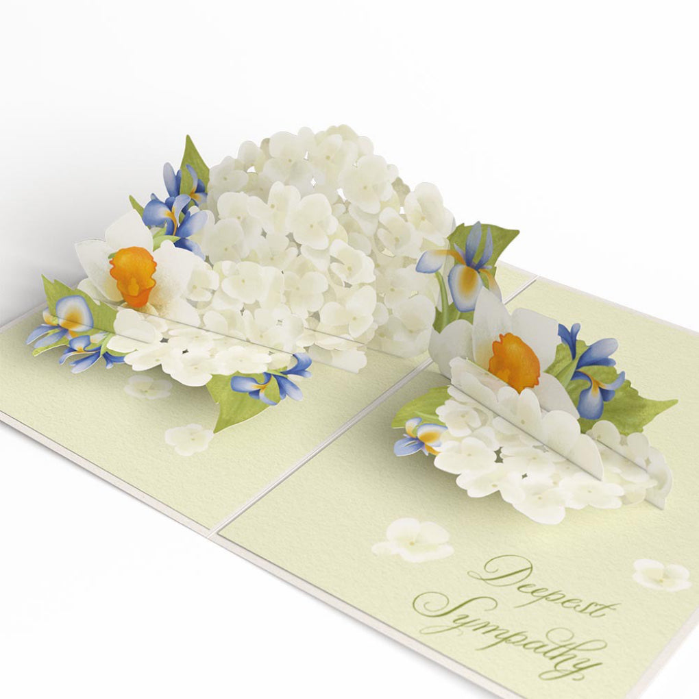 May You Find Peace And Comfort Sympathy Pop-Up Card.