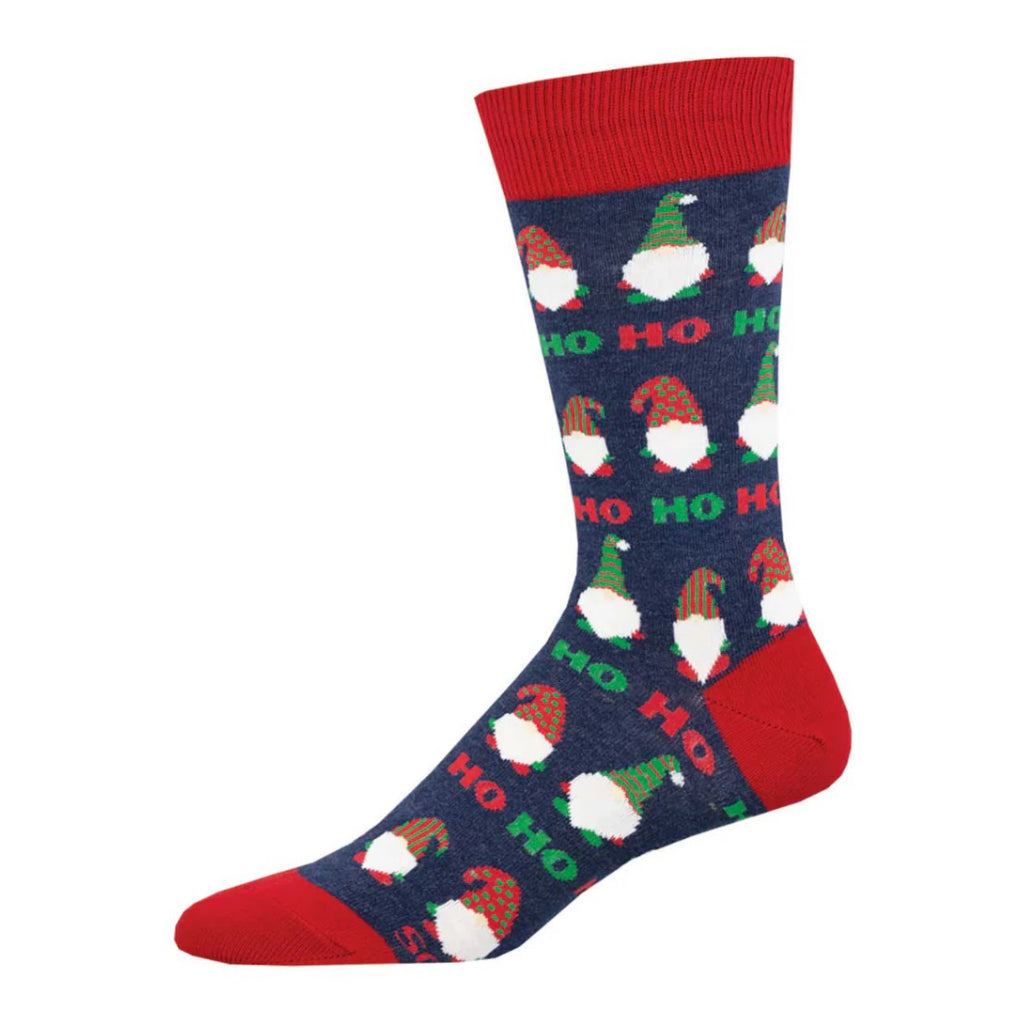 Men's Ho Ho Homies Socks Navy Heather.