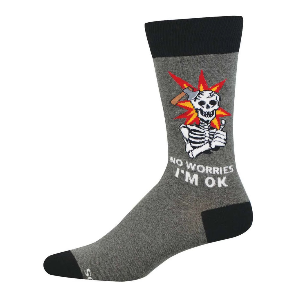 Men's I'm OK Socks Gray Heather.