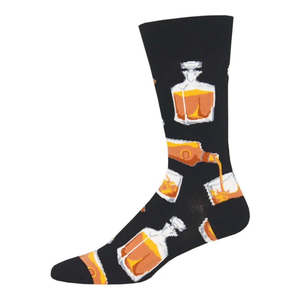 Men's Rocks Or Neat Socks Black.