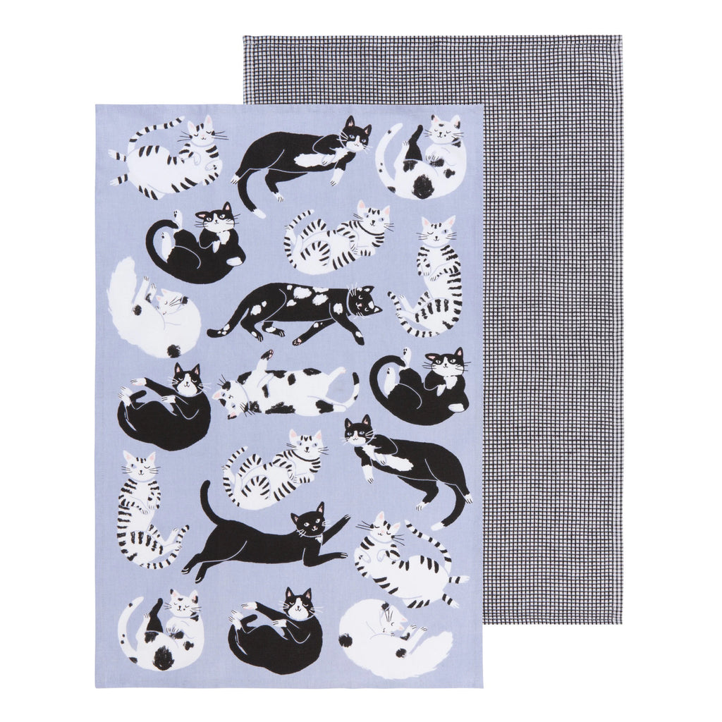 Meow & Furever Printed Dishtowels Set of 2.