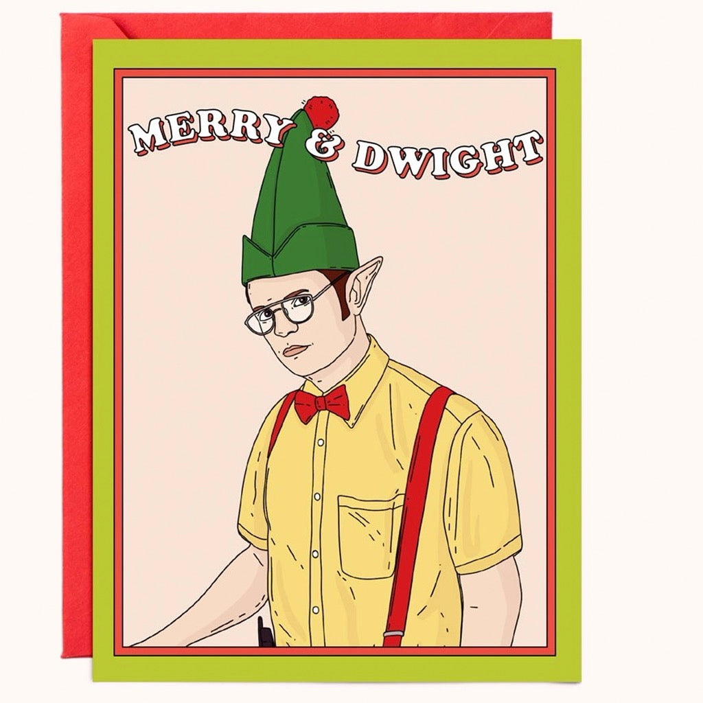 Merry & Dwight Christmas Card.