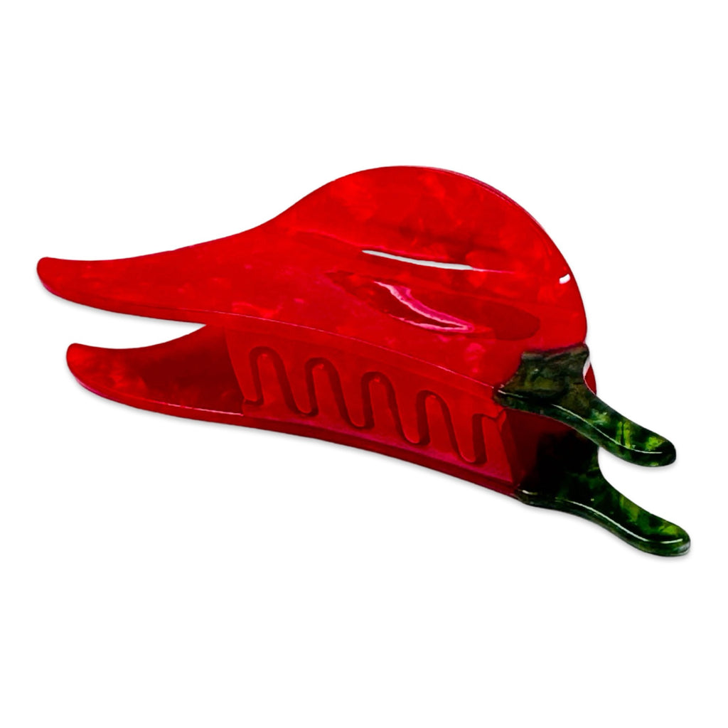 Midi Chili Pepper Hair Claw Clip.