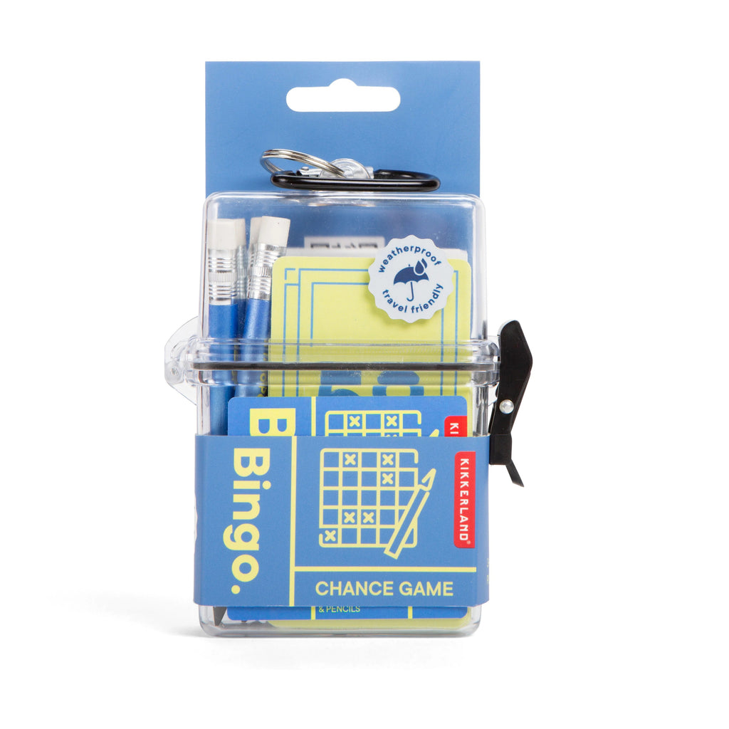 Mini Bingo Travel Game packaging.