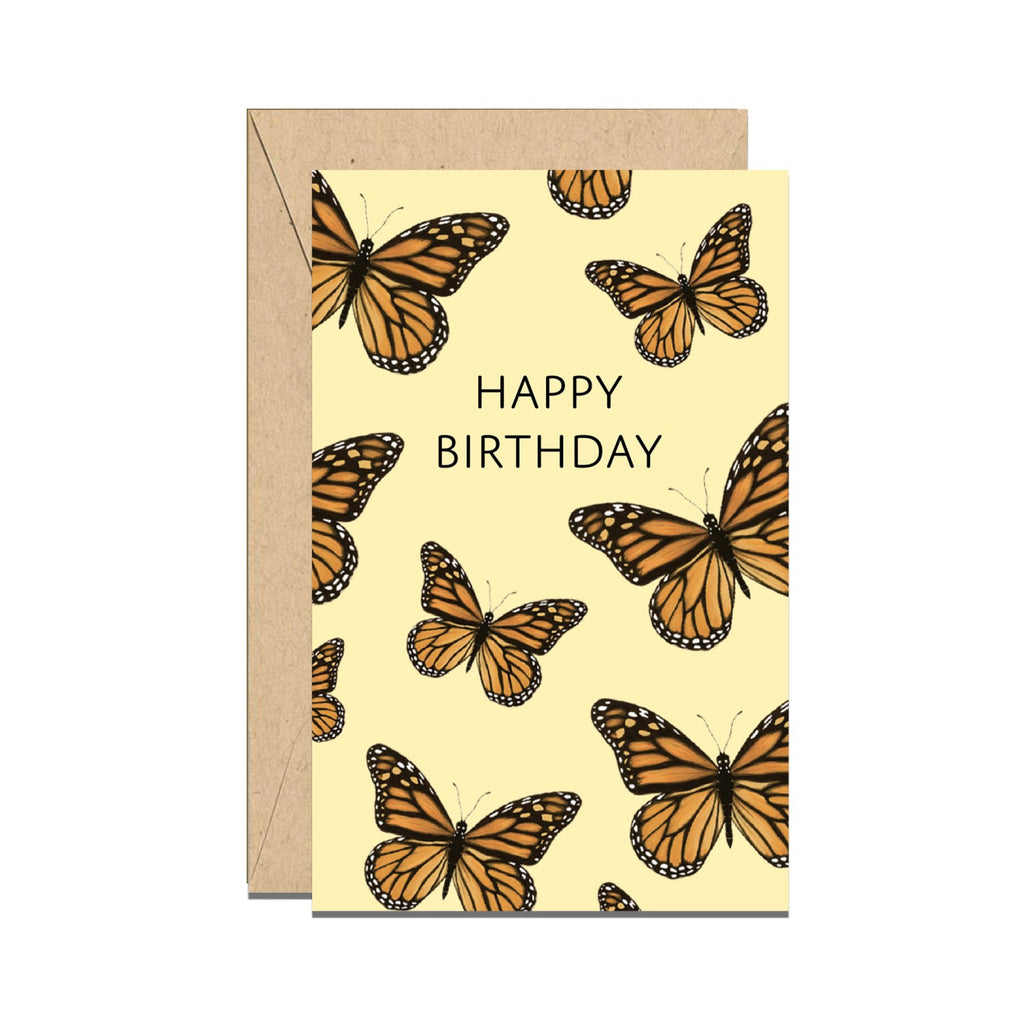 Mini Butterfly Birthday Enclosure Card.