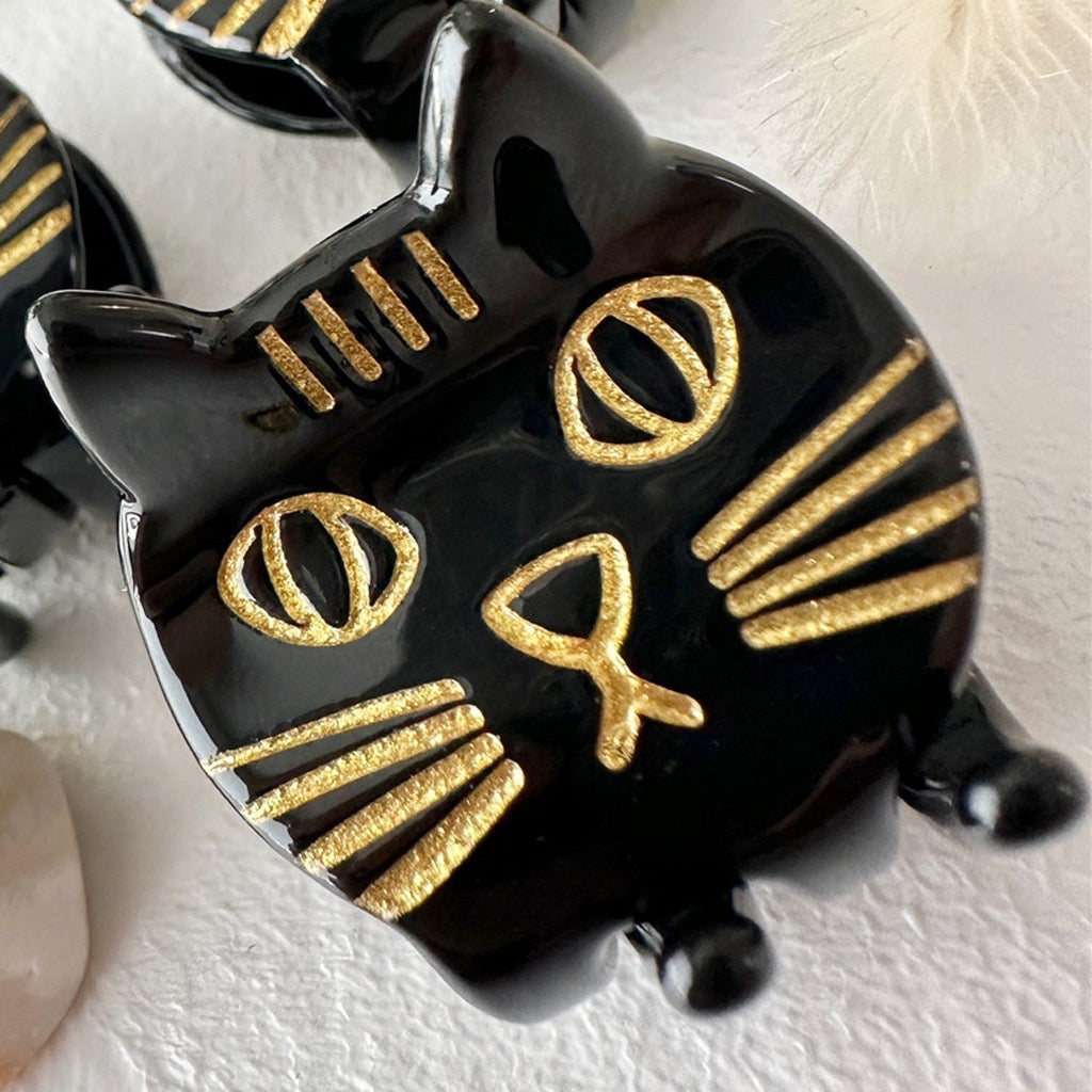 Mini Cat Hair Claw Black.