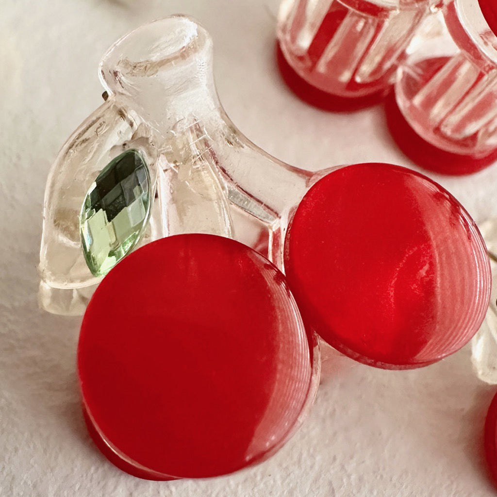 Mini Cherry Hair Claw.