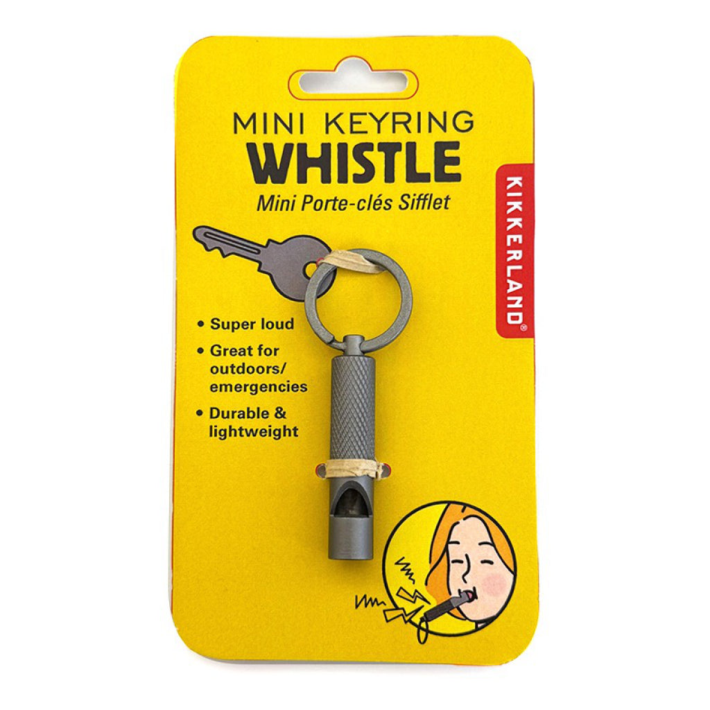 Mini Keyring Whistle packaging.