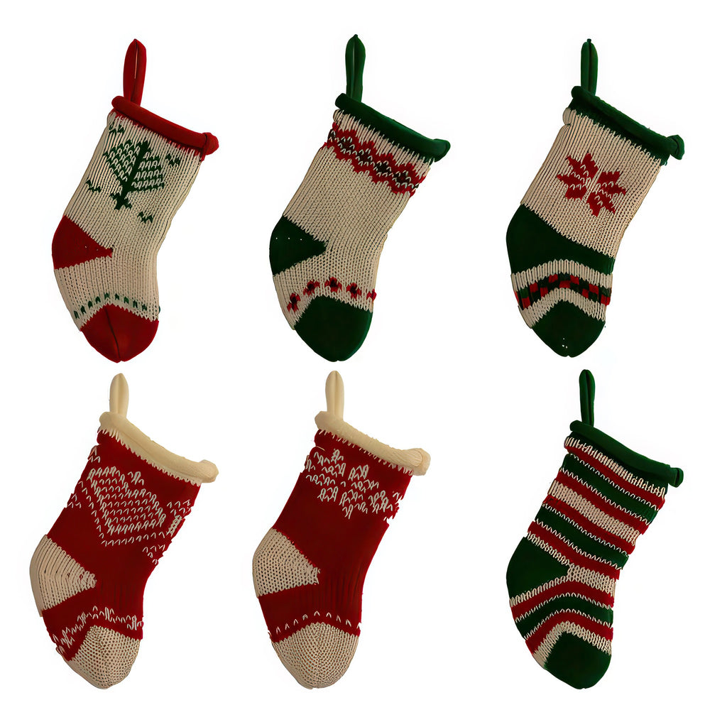 Mini Knit Stocking Ornament.