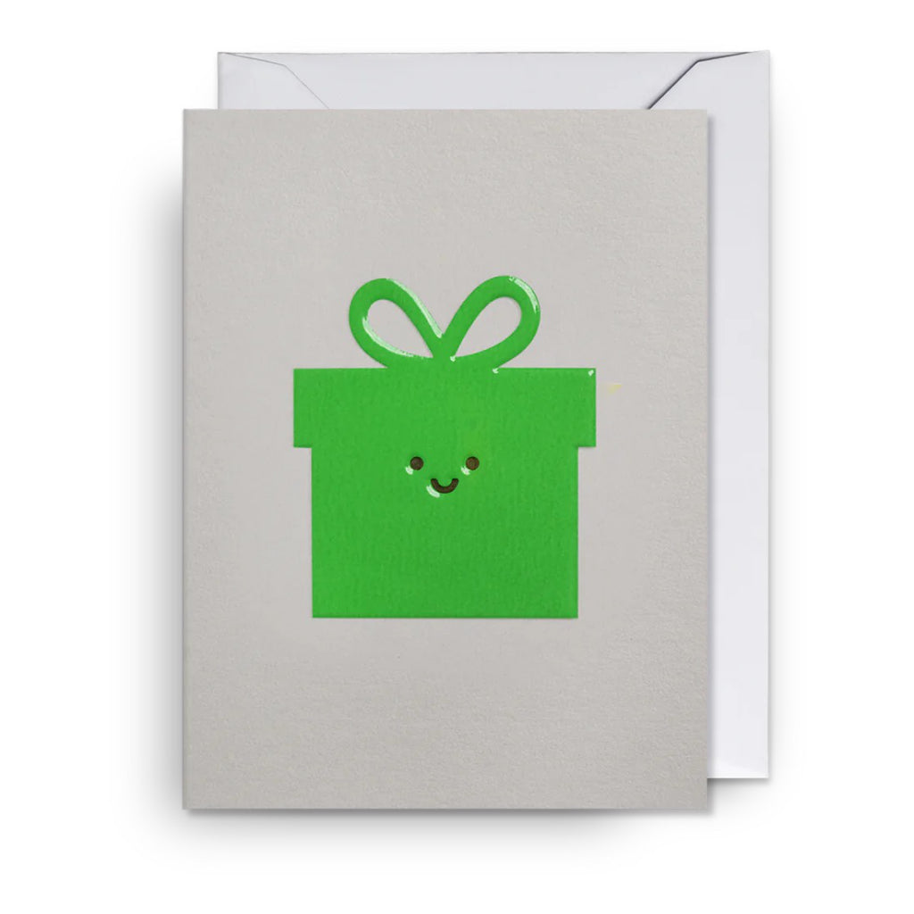 Mini Little Green Present Card.