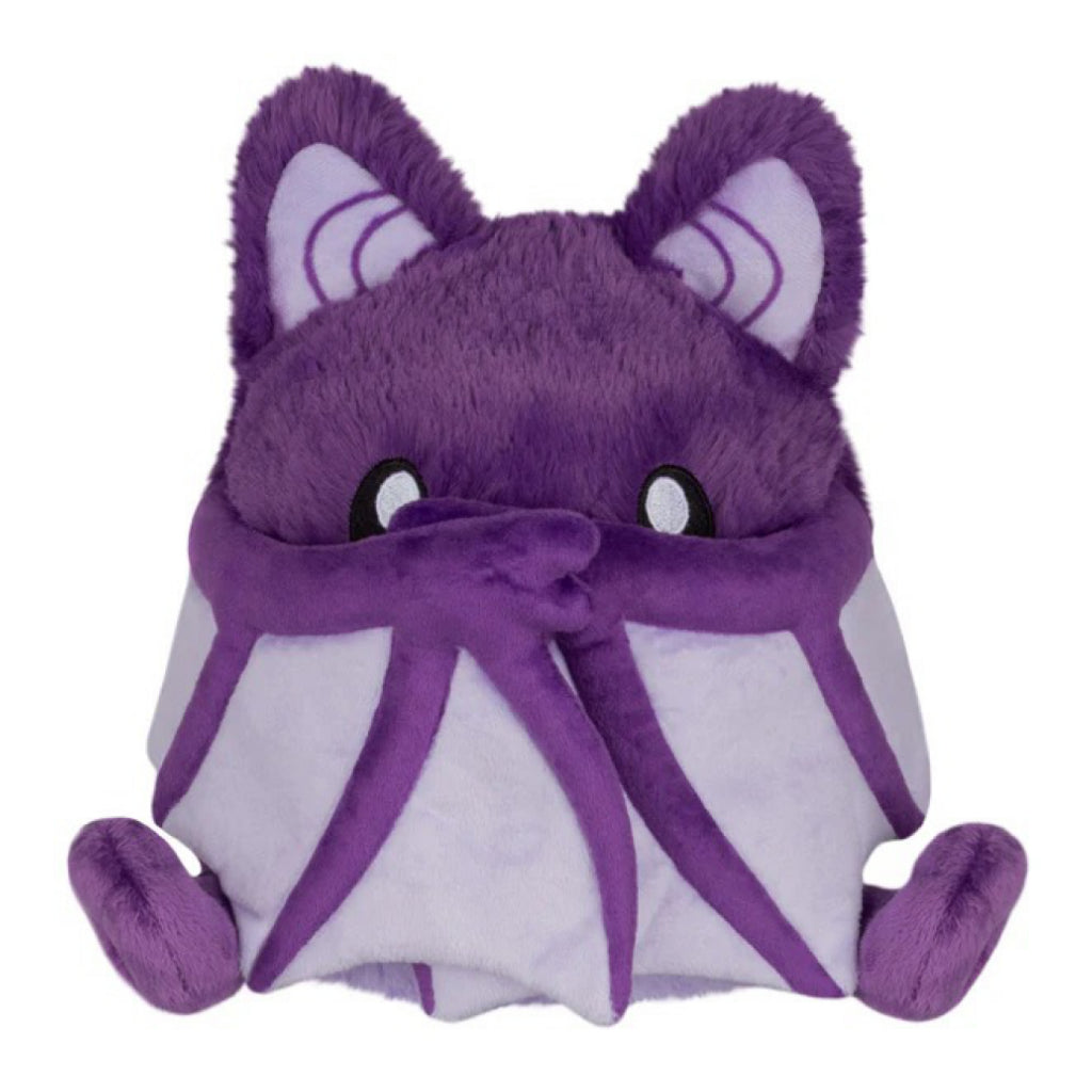 Mini Squishable Spooky Bat with wings closed.