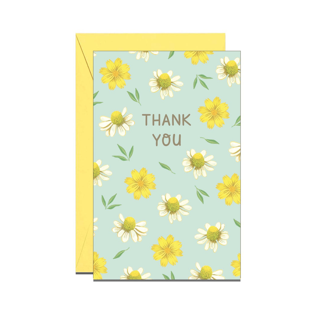 Mini Thank You Flowers Enclosure Card.