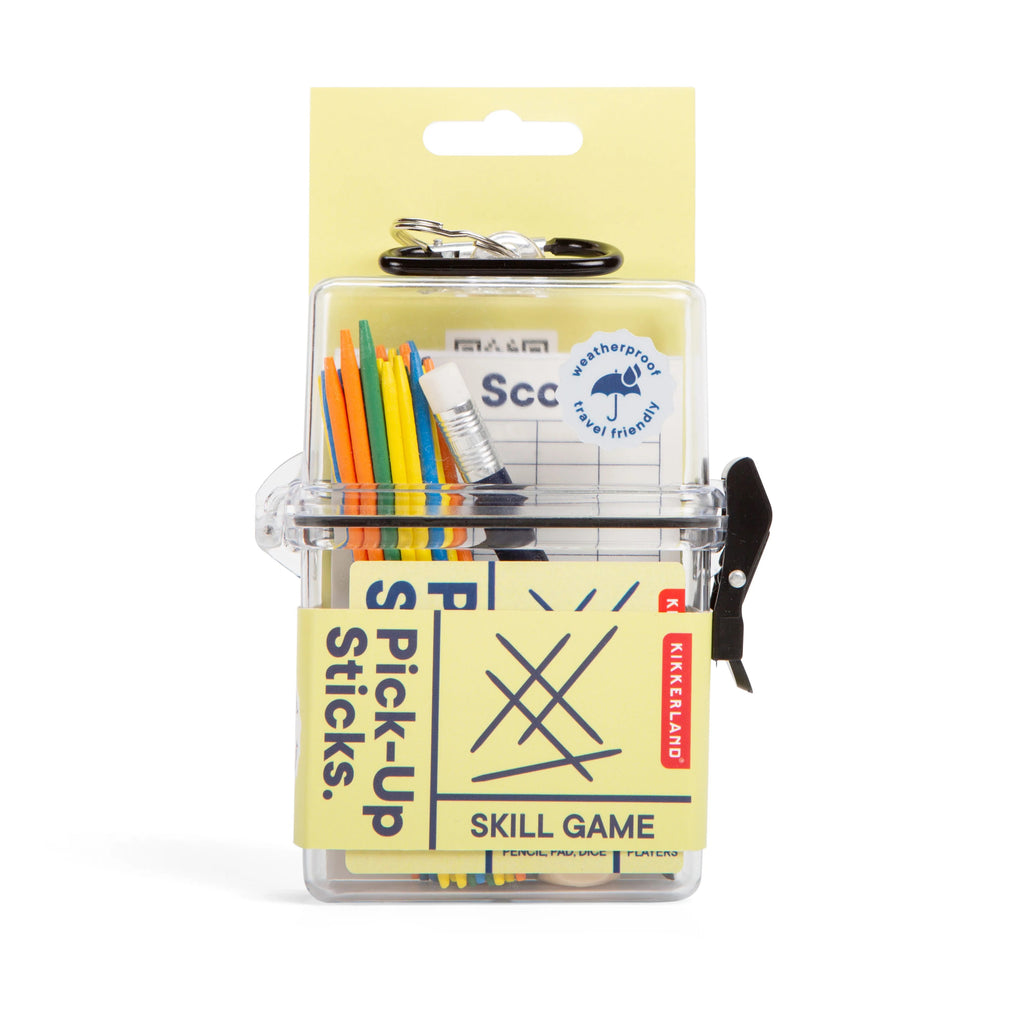 Mini Travel Pick-Up Sticks packaging.