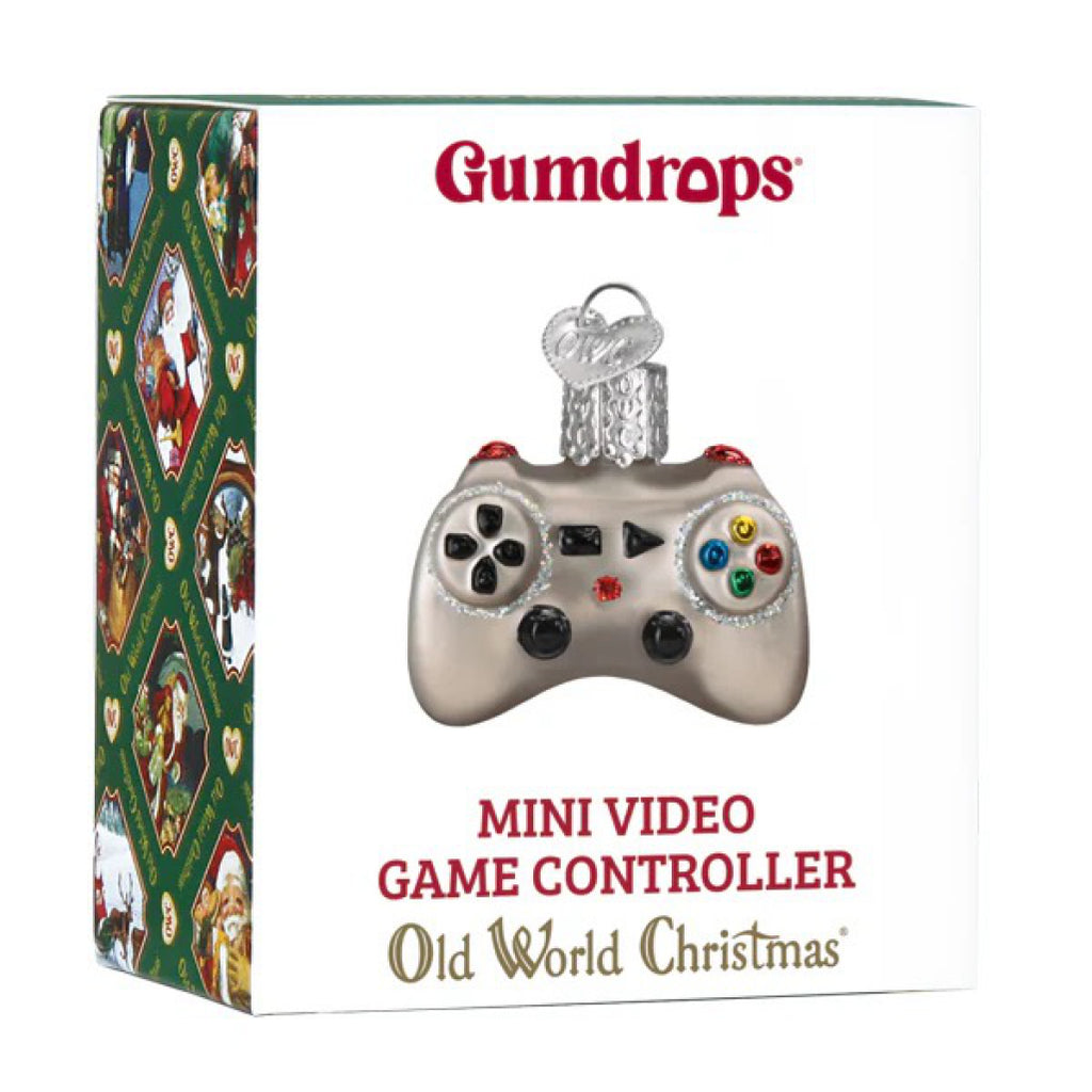 Mini Video Game Controller Ornament packaging.